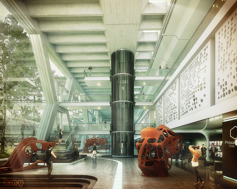 Illustration for article titled The Cities (And Buildings) Of The Future Look Beautiful